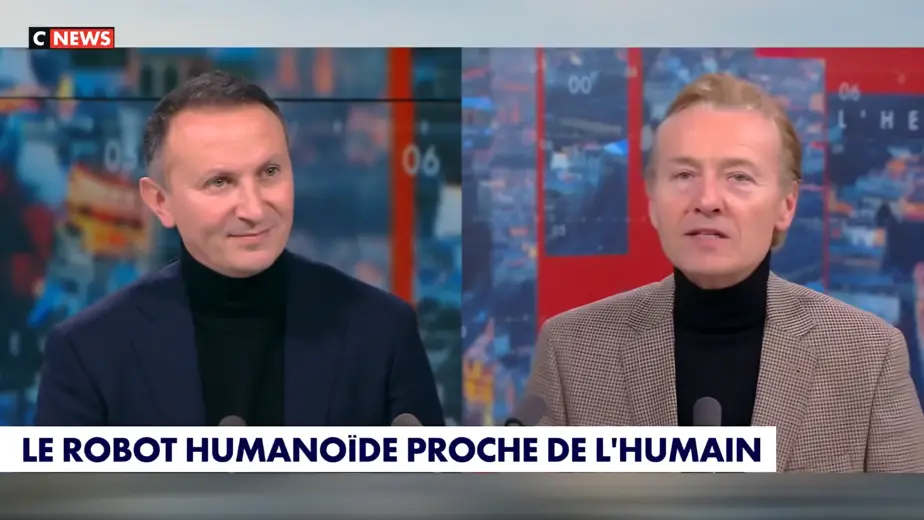 Stephane Bobot sur CNEWS pour parler de robotique humanoïde et des enjeux pour la France