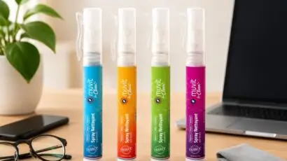 Gamme de spray nettoyant fabriqué en France certifié Origine France Garantie et Ecocert.